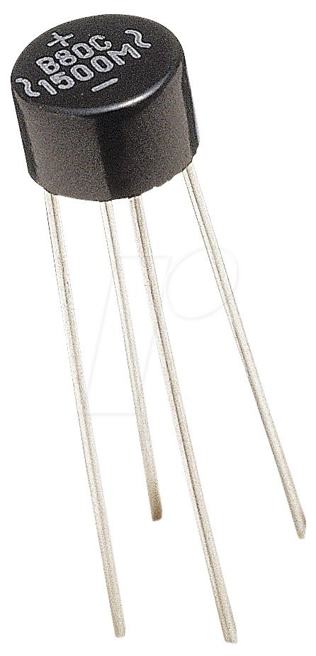Brückengleichrichter Siemens Typ B250C2600/1800, 2.6 A / 250 V, Bridge Rectifier