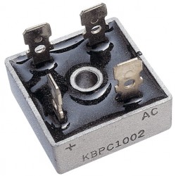 Metal Bridge Rectifier B125C25A 280V AC 400V, 25A