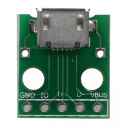 Micro USB Embase type B Femelle 5 Pin sur circuit.