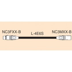 Canare EC01 câble de modulation XLR mono avec L-4E6S (vendu à l'unité)