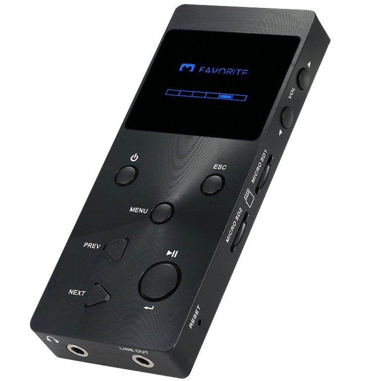 XDUOO X3 DAP Digital Audio Player 24Bit/192Khz DSD CS4398 noir