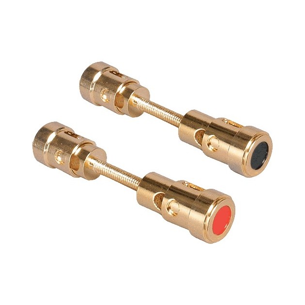10PCS Brass Speaker Binding Post Spring Loaded Press Subwoofer Basket