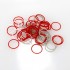 Silicone O Ring 1 mm thickness Red (x10) Ø8mm