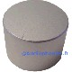 Bouton Aluminium Axe Méplat 27mm Ø6mm Argent