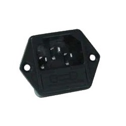 IEC + fuse holder 5X20 mm