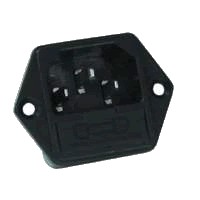 IEC + fuse holder 5X20 mm