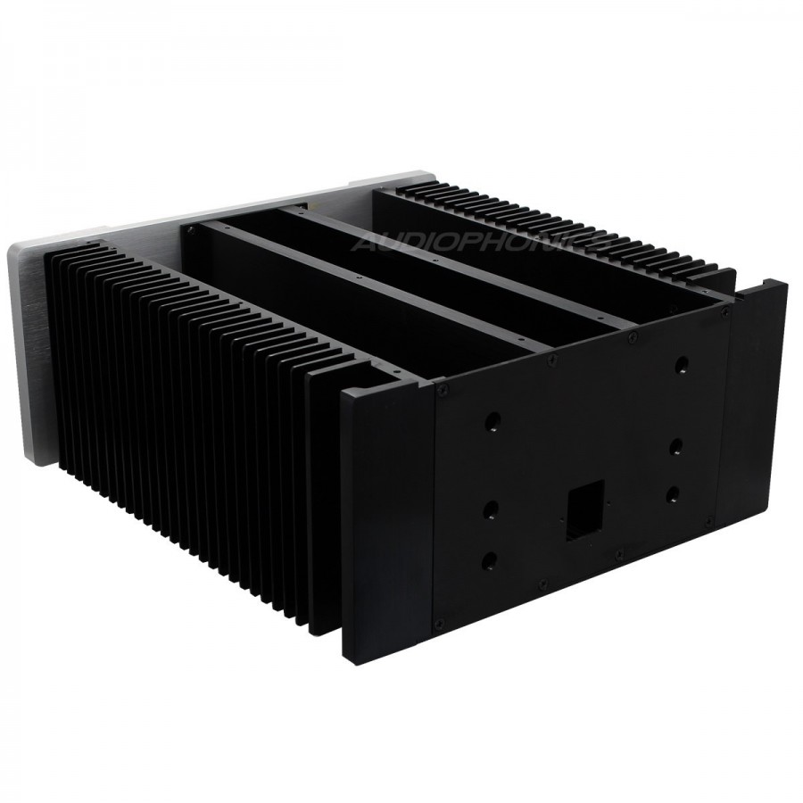 DIY Box / Case Stereo Power Amplifier 100 Aluminium 361x274x85mm Audiophonics