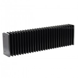 Radiateur Dissipateur Thermique Anodisé Noir 300x85x50