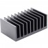  Heat Sink Radiator LM 3875 Black Anodized 77x47x30mm Black