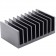  Heat Sink Radiator Black Anodized 77x47x30mm Black