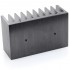  Heat Sink Radiator LM 3875 Black Anodized 77x47x30mm Black