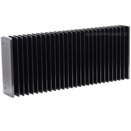  Heat Sink Radiator Black Anodized 301x125x50mm Black