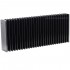 Heat Sink Radiator Black Anodized 300x125x50mm Black