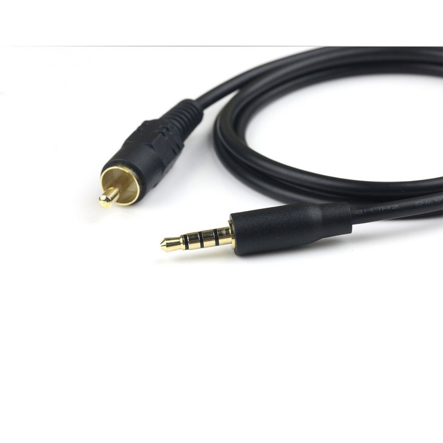 Lioaeust Câble audio vidéo numérique coaxial stéréo SPDIF RCA vers jack 3,5  mm mâle pour home cinéma HDTV