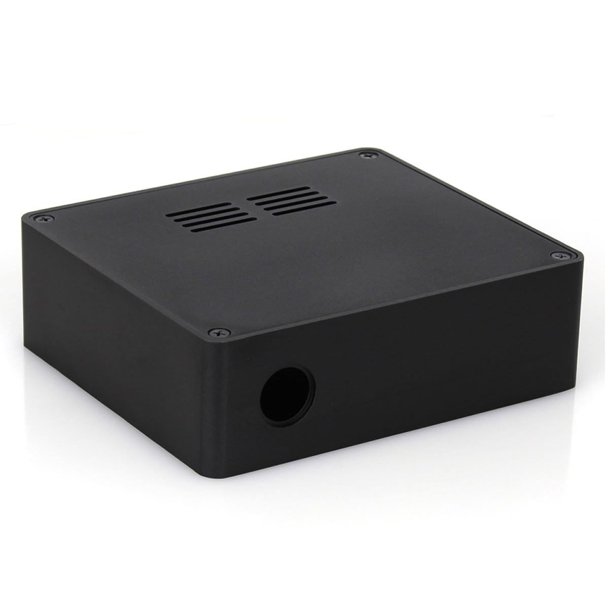 Boîtier Aluminium pour Raspberry Pi 4 Noir - Audiophonics