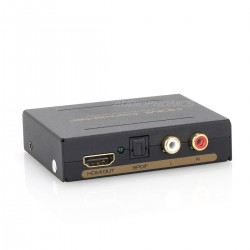 HDMI to HDMI and Audio optical/RCA stereo Converter