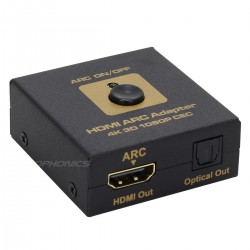 Extracteur HDMI vers HDMI ARC et Optique - 4K 3D CEC