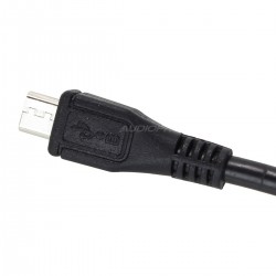 Câble micro USB-B / Micro USB-B Mâle Blindé 25cm
