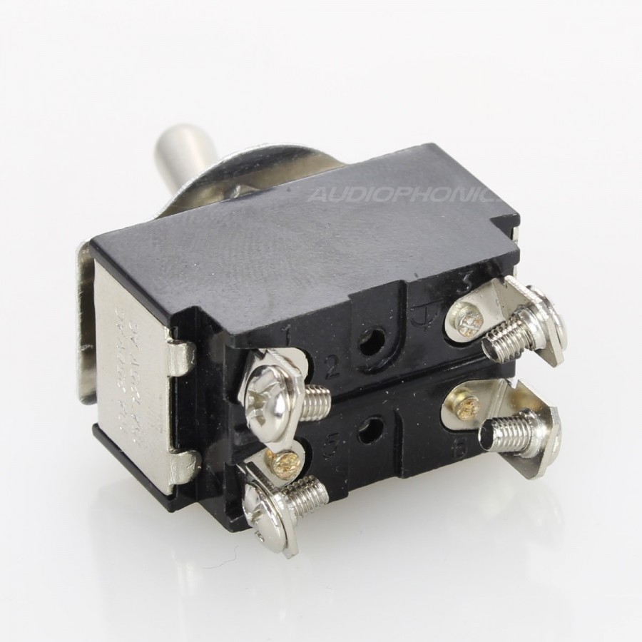 Audiophonics - 2 Poles Aviation Type Toggle Switch ON-OFF 250V 10A