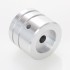 Knob Aluminium D Shaft 30mm Ø6mm Silver for DIY Case