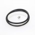 Knob Aluminium D Shaft 30mm Ø6mm Black for DIY Case