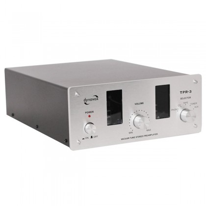 Préamplificateur Phono à tube Dynavox TPR-3 (MC/MM) Silver