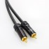 1877PHONO THE SPIRIT ST Phono Cable DIN female 5 Pin - 2 RCA Black 1.5m