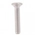 10.9 Steel Nickel-plated TFHC Screw M3x8mm Silver (x10)