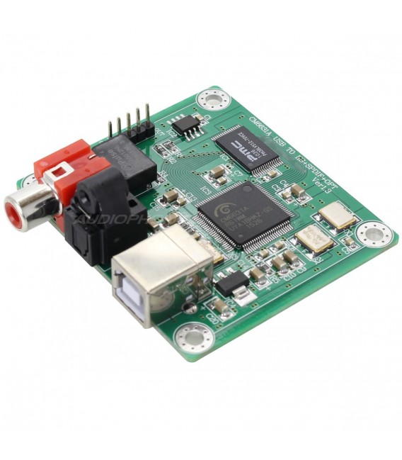 NEU FÜR SA9123 USB zu SPDIF Optischer I2S-Ausgang 24BIT 192K