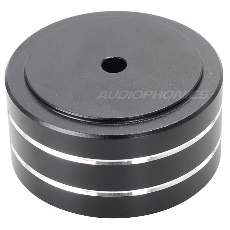 Aluminium Damping Foot 39x21mm M4 Black (Unit)