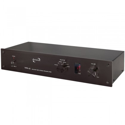 Dynavox TPR-43 Valve Phono Preamp Stereo (MM/MC) Black