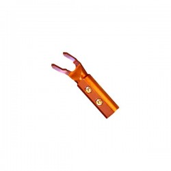 Yarbo SC-1005Y Red Copper Spade Plug Ø 4mm (Unité)