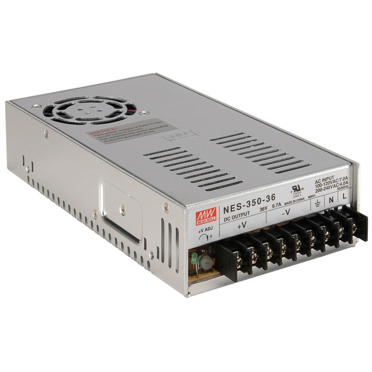 MEAN WELL NES-350-36 36 VDC 9.7A 350W Regulated Switching Power Supply 