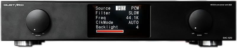 GUSTARD X20 XMOS Symmetrical Out ES9018X2 XMOS USB AES/EBU 32bit 384Khz