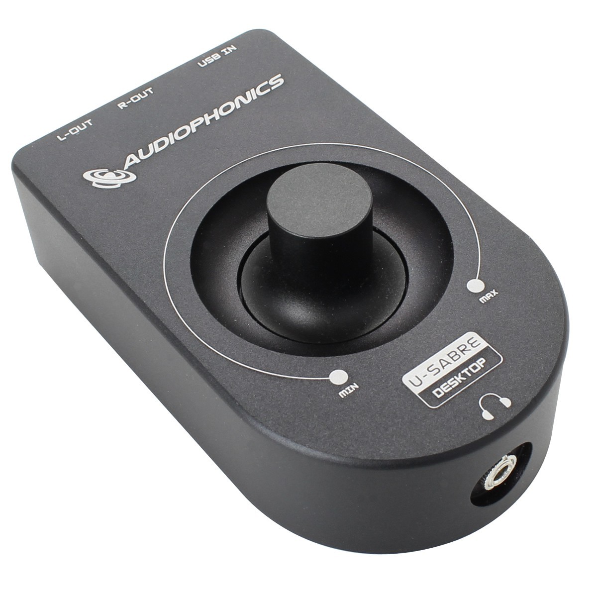 Audiophonics U-Sabre Desktop USB DAC / Headphone Amplifier 24bit/96kHz SA9023/ES9023