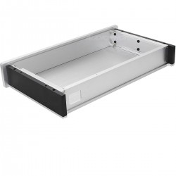 Boitier DIY 100% Aluminium angles arrondis 313x190x54mm
