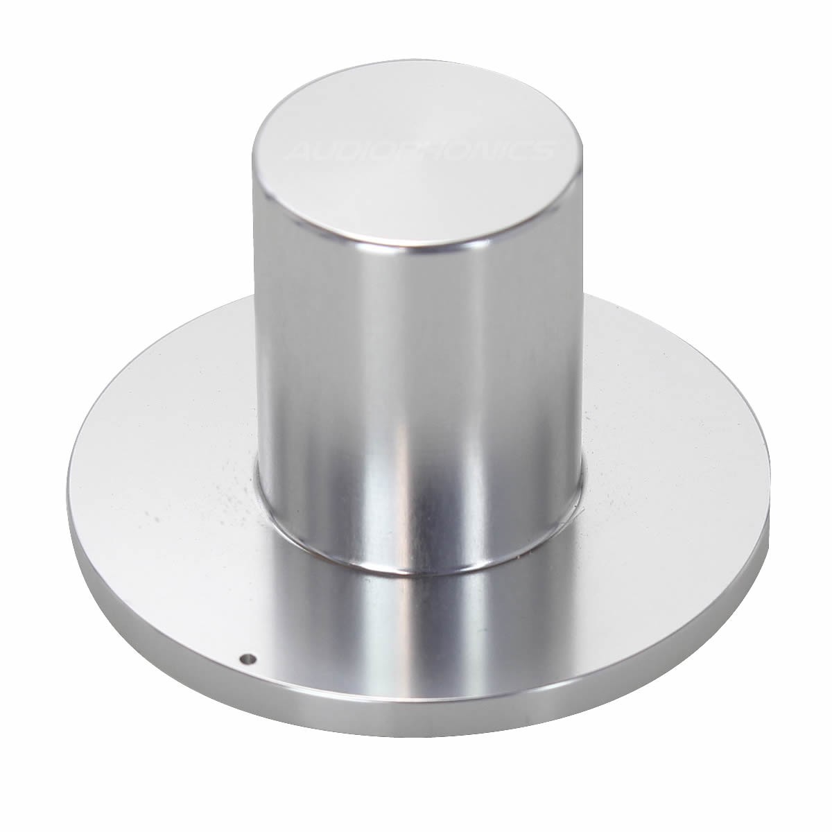 Bouton Aluminium Style Chapeau 39x25x18mm Ø6mm Argent