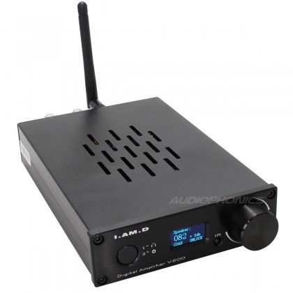 I.AM.D V200B WiFi 2.0 FDA Digital Amplifier Class D Stereo 2x65W / 8 Ohm black