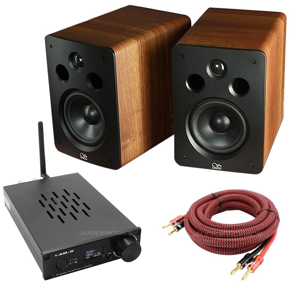 Pack I.AM.D V200 / SHANLING S2 / OFC 24K speakers wires 3.5M