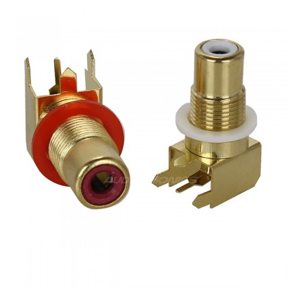 RCA Gold Plated for printed board (Pair)