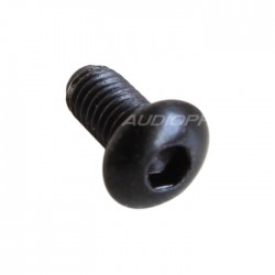 TBHC screws with low head ISO 7380 Black Steel M3x8.8mm (x10)