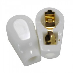 Ceramic Gold Plated Tube Anode Cap Ø 6.5mm (Unit)