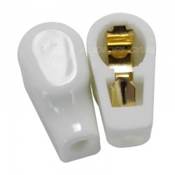 Ceramic Gold Plated Tube Anode Cap Ø 9mm (Unit)