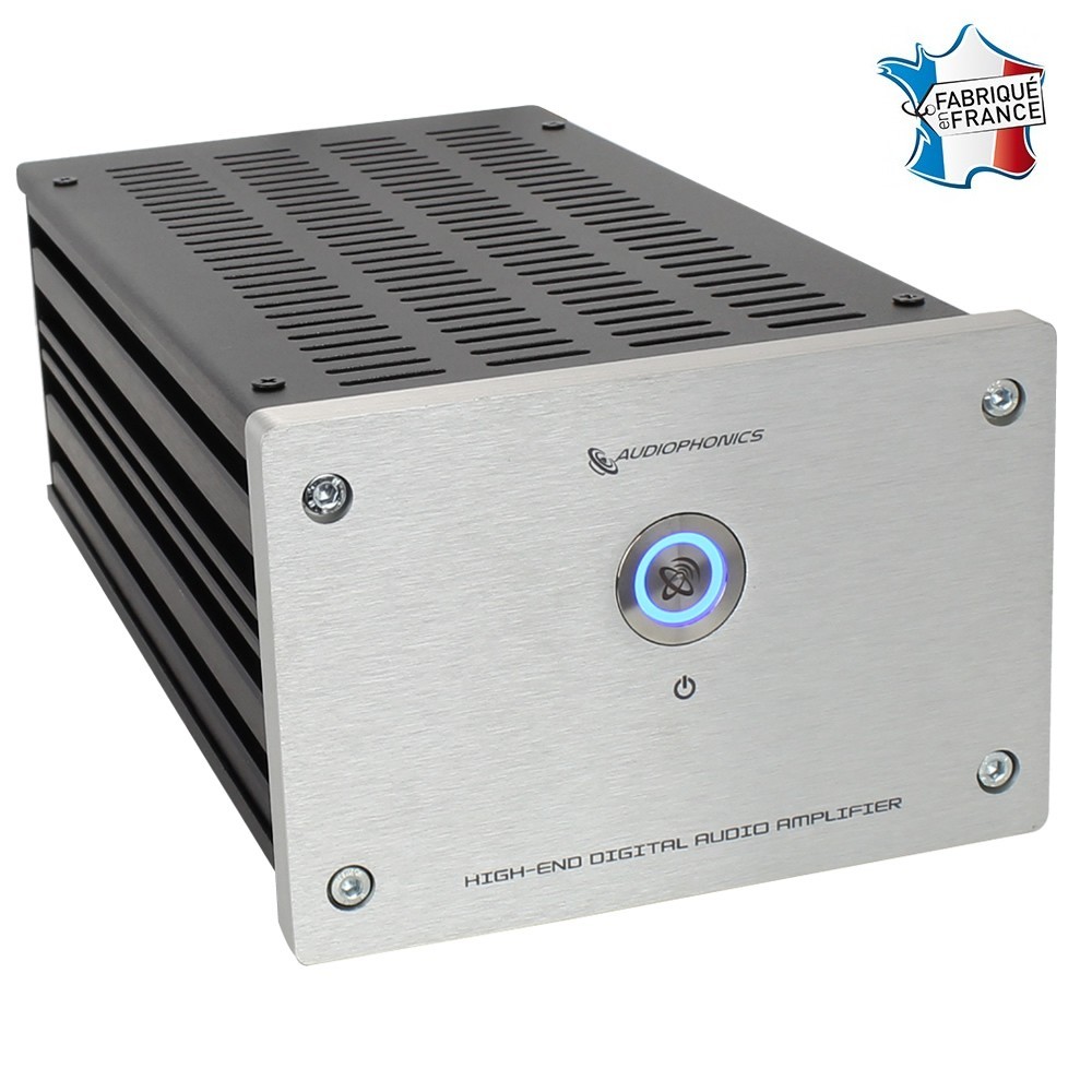 AUDIOPHONICS Amplificateur TDA8954 Haute fidélité Class D 2x 90W / 8 Ohm Silver