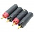 ETI Bulletplug Classic RCA Cuivre Tellurium Ø9.2mm (Set x4)