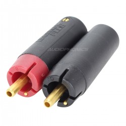 ETI Bulletplug Classic RCA Cuivre Tellurium Ø9.2mm (Set x4)