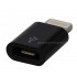 Adaptateur Micro USB vers Lightning Noir