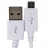 Câble USB-A Mâle / Micro USB-B Male 2.0 Blanc 1.5m