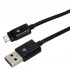 Câble USB-A Mâle / Micro USB-B Male 2.0 1.4m Noir