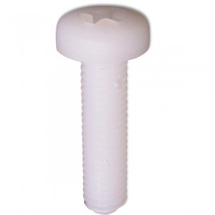 Nylon Spacer screw type M3x8mm (x10)